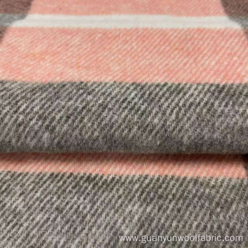 Wool Polyester Woven Woolen Fabric For Coat Garment